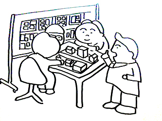 復興対策会議イラスト